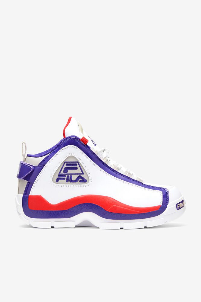 Fila Trainers Mens White Grant Hill 2 - Ireland 48912-EVZS